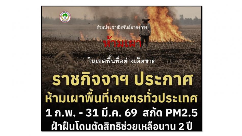 มาตรการบริหารจัดการป้องกันและแก้ไขปัญหาฝุ่นละออง